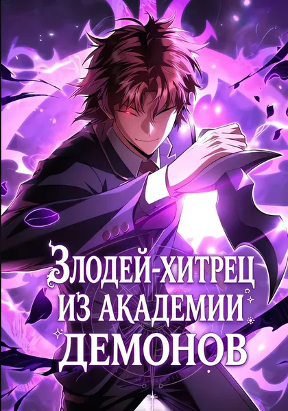 Злодей-хитрец из академии демонов — обложка манхвы, читать онлайн