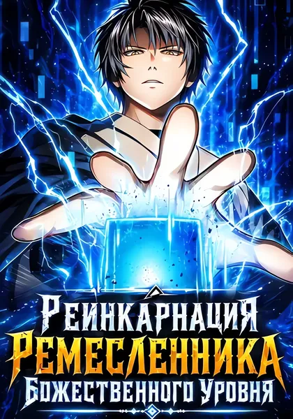 Реинкарнация Ремесленника Божественного Уровня — обложка манги, читать онлайн