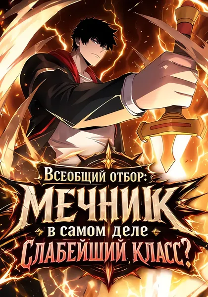 Всеобщий отбор: мечник в самом деле слабейший класс? — обложка манхуа, читать онлайн