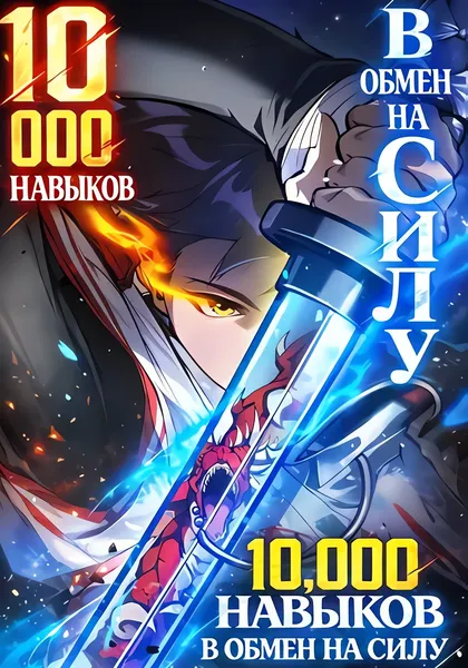 10 000 навыков в обмен на силу — обложка манги, читать онлайн